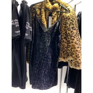 Zara TRF Leopard Tunic Dress